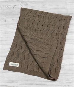 Детский вязаный плед Amarobaby Pure Love Волна Крфе Детский вязаный плед Amarobaby Pure Love Волна Крфе