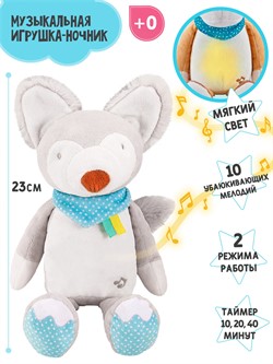 Ночник Amarobaby Buddy Wolf - фото 6923