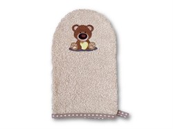 Рукавичка для купания «Baby» Uviton Бежевая Рукавичка для купания «Baby» Uviton Бежевая