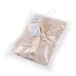 Детский вязаный плед Amarobaby Pure Love Косичка 