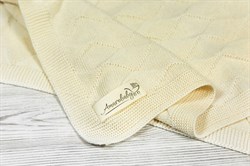 Детский вязаный плед Amarobaby Pure Love Ромбы 