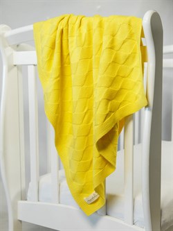 Детский вязаный плед Amarobaby Pure Love Ромбы 